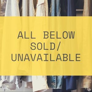 All Posts Below Unavailable